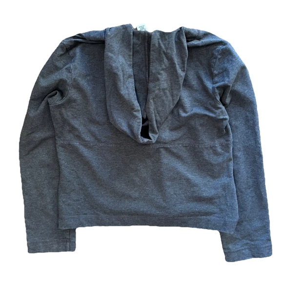 Ann Taylor Loft 1/4 Zip Pullover Gray Sweatshirt Hoodie, Women’s Large - Picture 3 of 11